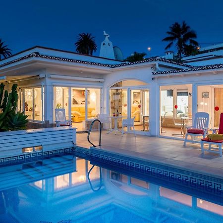 Relaxing Villa Heated Pool Luxurious Views Massage Santa Ursula  Bagian luar foto