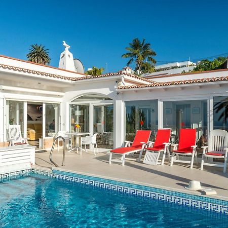 Relaxing Villa Heated Pool Luxurious Views Massage Santa Ursula  Bagian luar foto