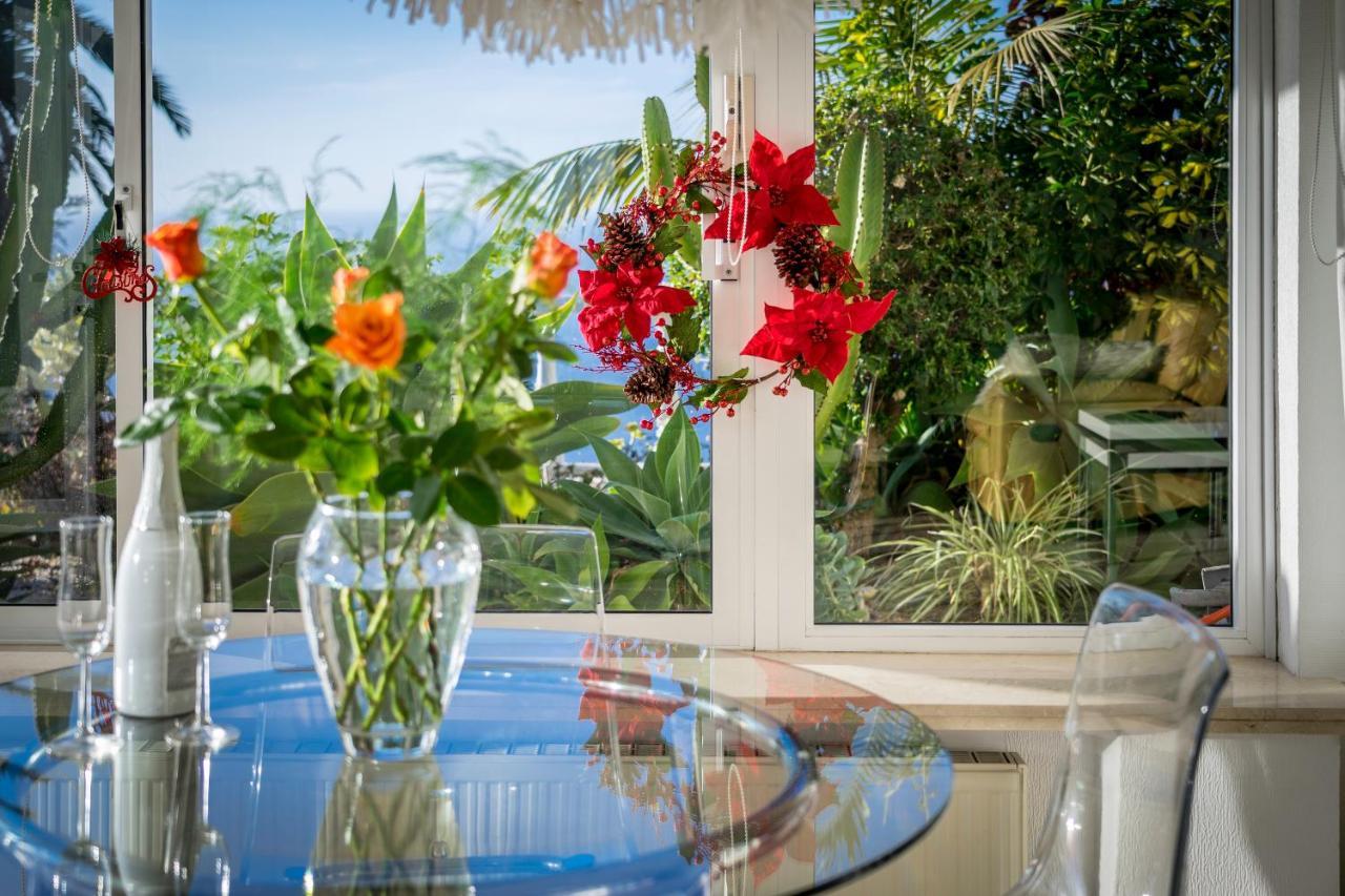 Relaxing Villa Heated Pool Luxurious Views Massage Santa Ursula  Bagian luar foto