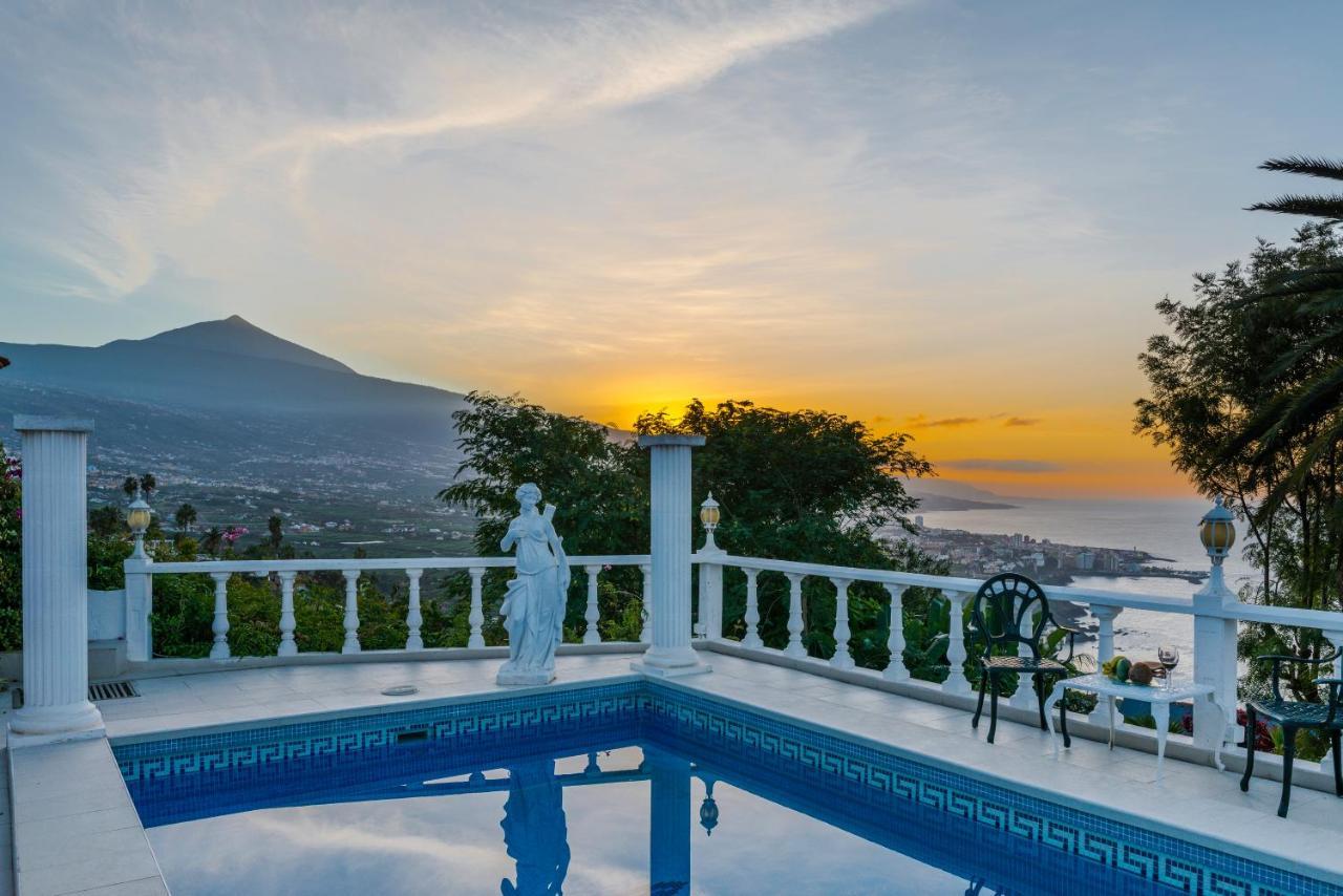 Relaxing Villa Heated Pool Luxurious Views Massage Santa Ursula  Bagian luar foto