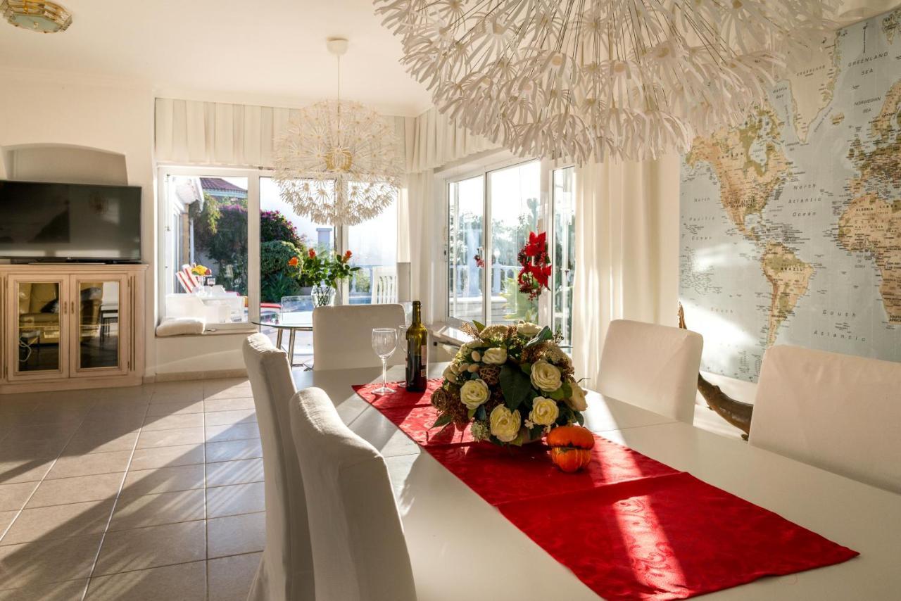 Relaxing Villa Heated Pool Luxurious Views Massage Santa Ursula  Bagian luar foto