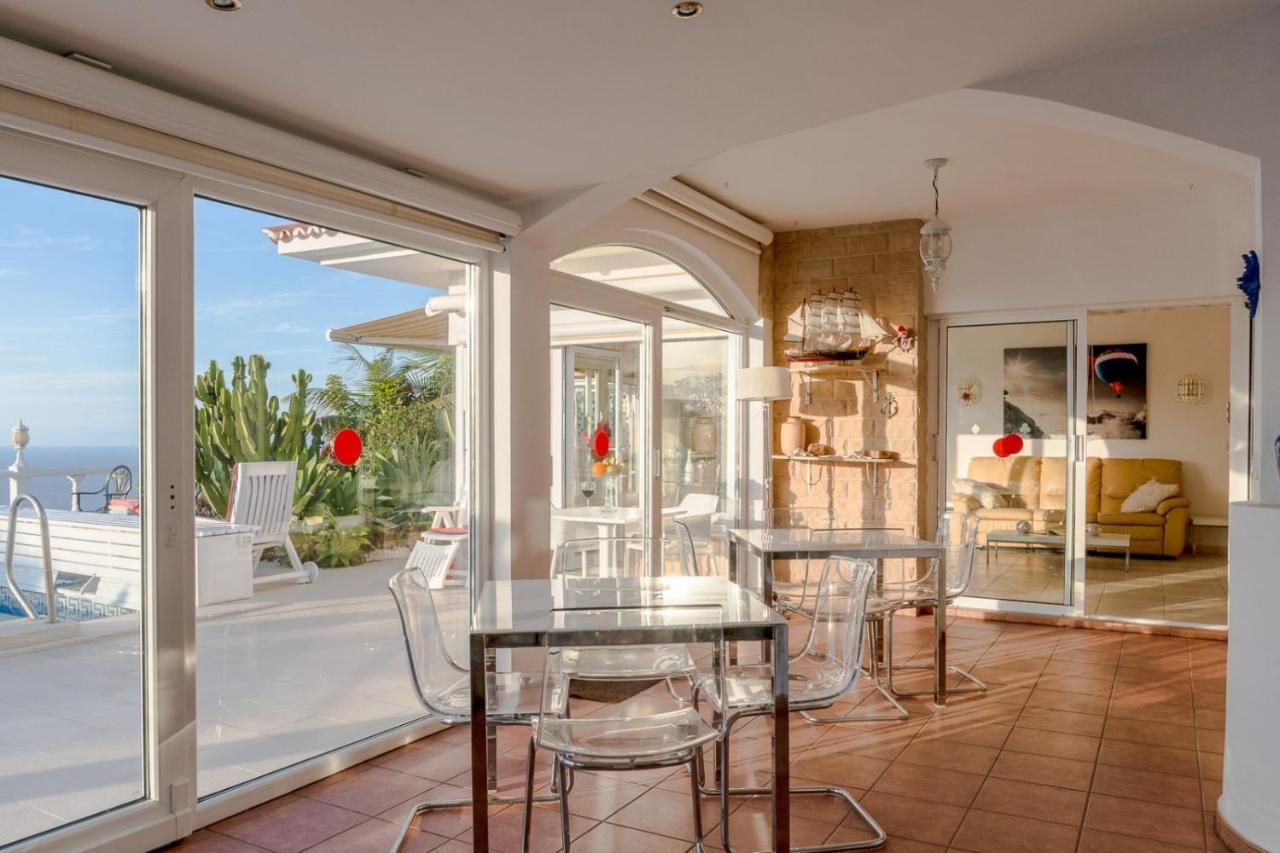 Relaxing Villa Heated Pool Luxurious Views Massage Santa Ursula  Bagian luar foto