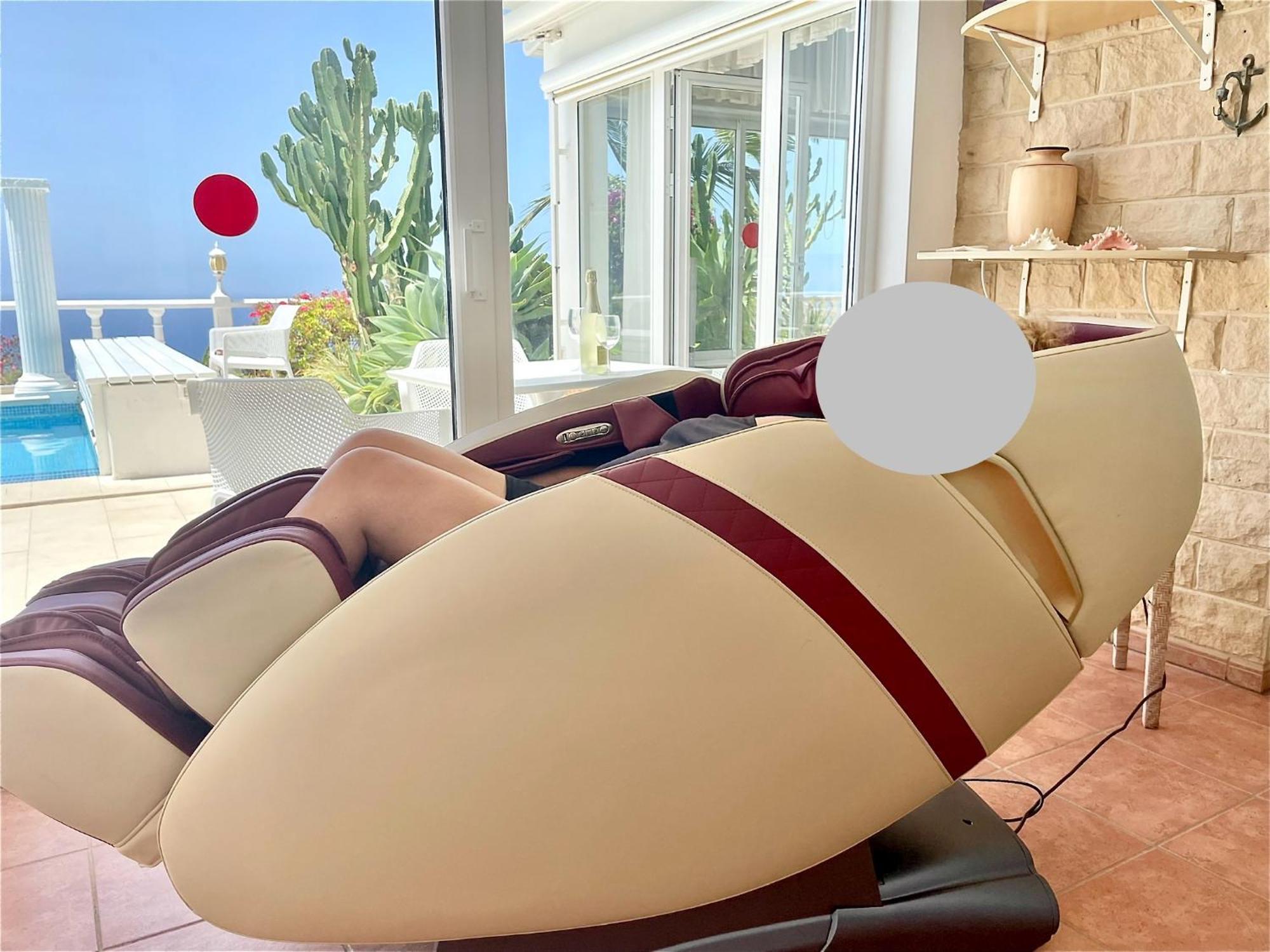 Relaxing Villa Heated Pool Luxurious Views Massage Santa Ursula  Bagian luar foto